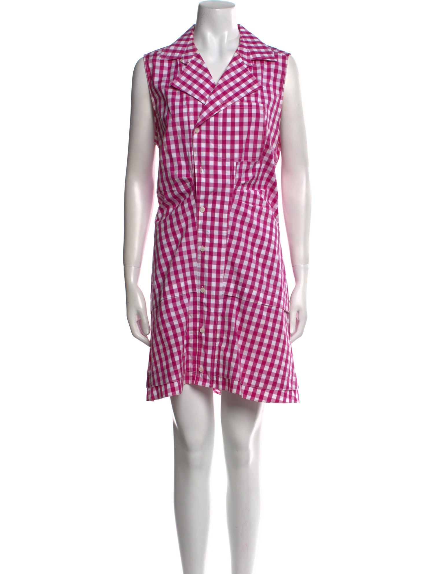 Derek Lam 10 Crosby Plaid Print Mini Dress