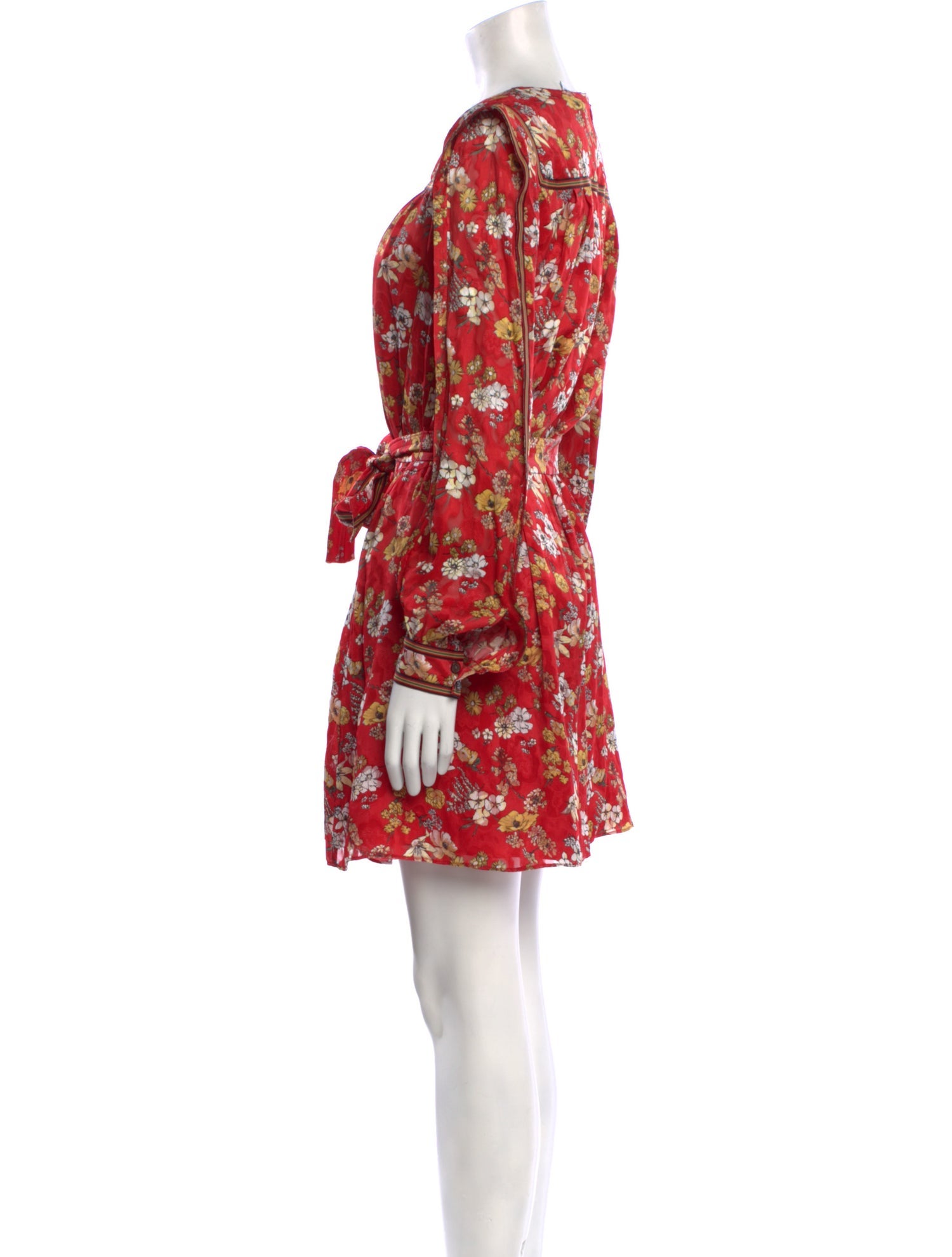 Derek Lam 10 Crosby Floral Print Mini Dress