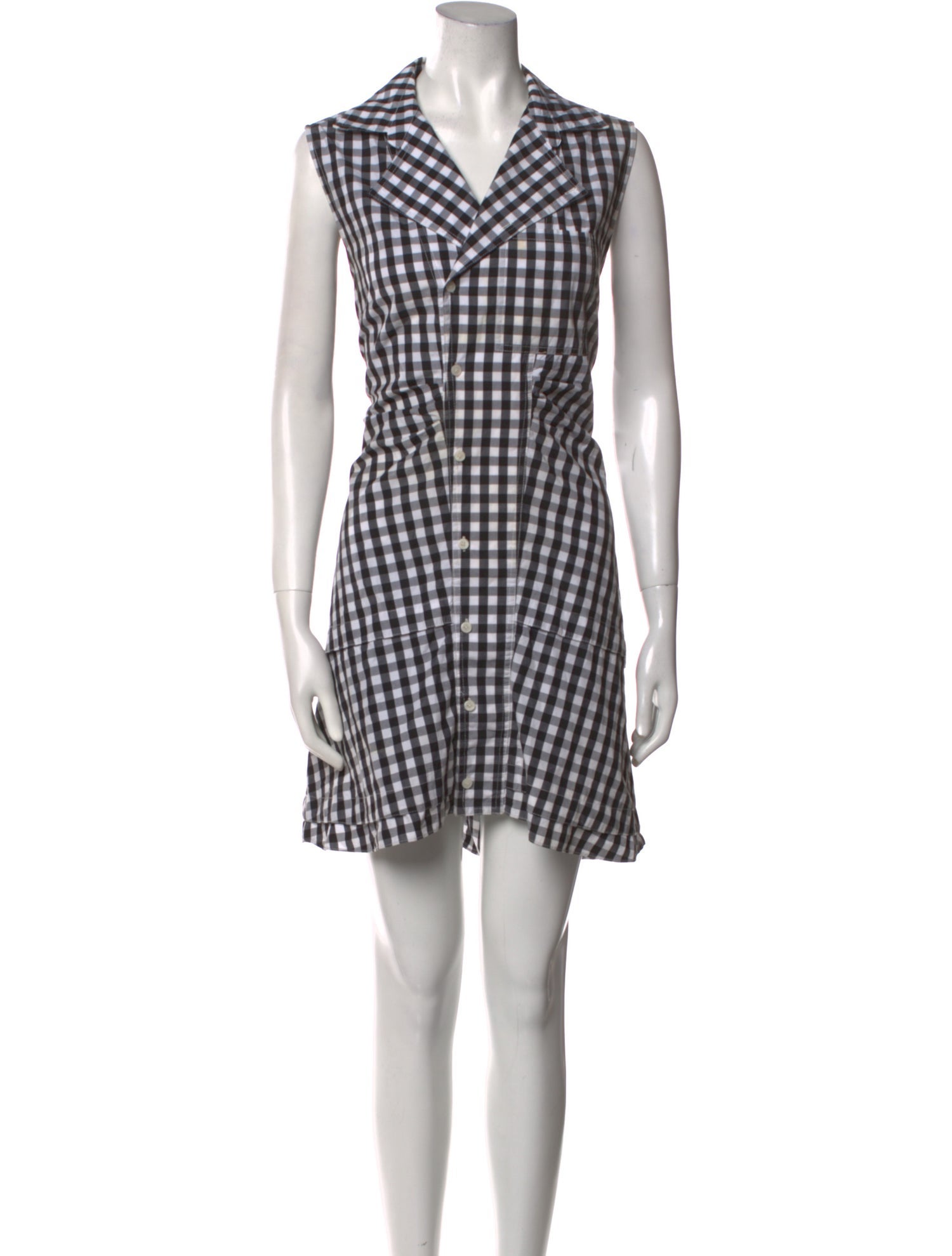 Derek Lam 10 Crosby Plaid Print Mini Dress
