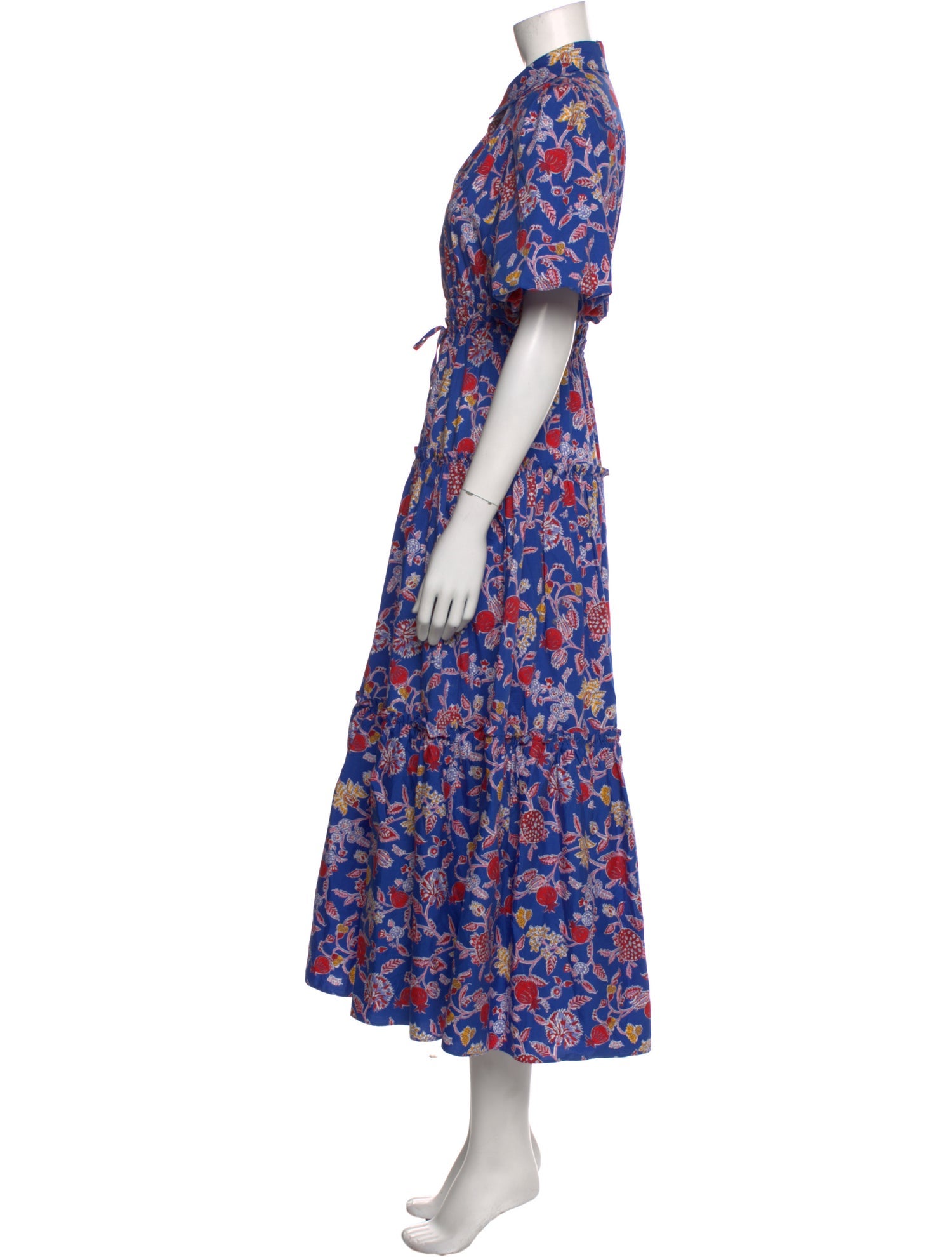 Derek Lam 10 Crosby Floral Print Long Dress