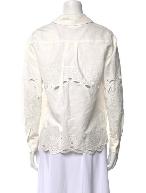 Derek Lam 10 Crosby Long Sleeve Button-Up Top
