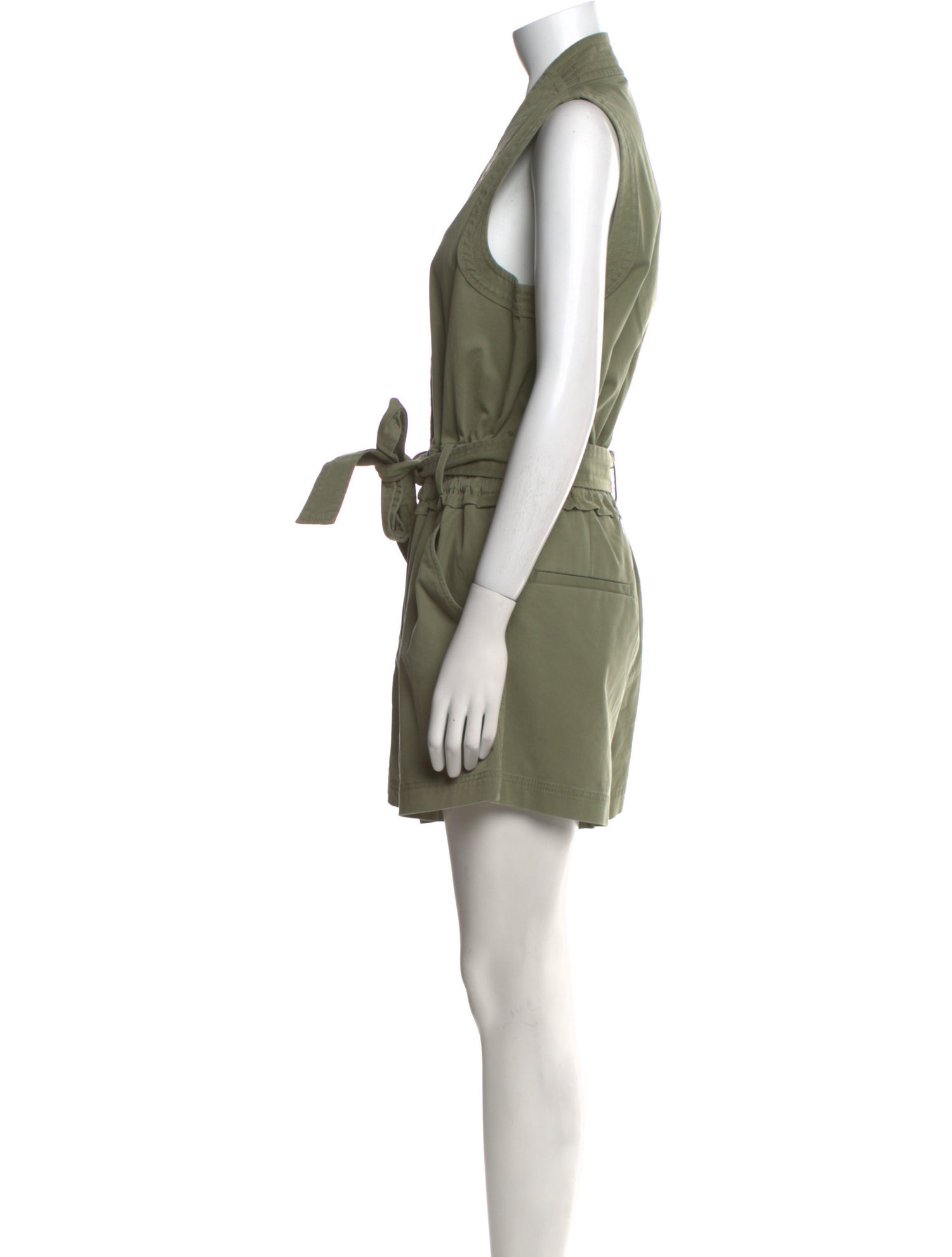 Derek Lam 10 Crosby V-Neck Romper