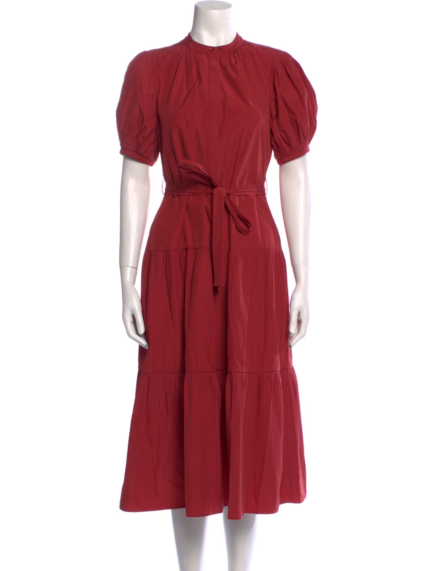 Derek Lam 10 Crosby Crew Neck Long Dress