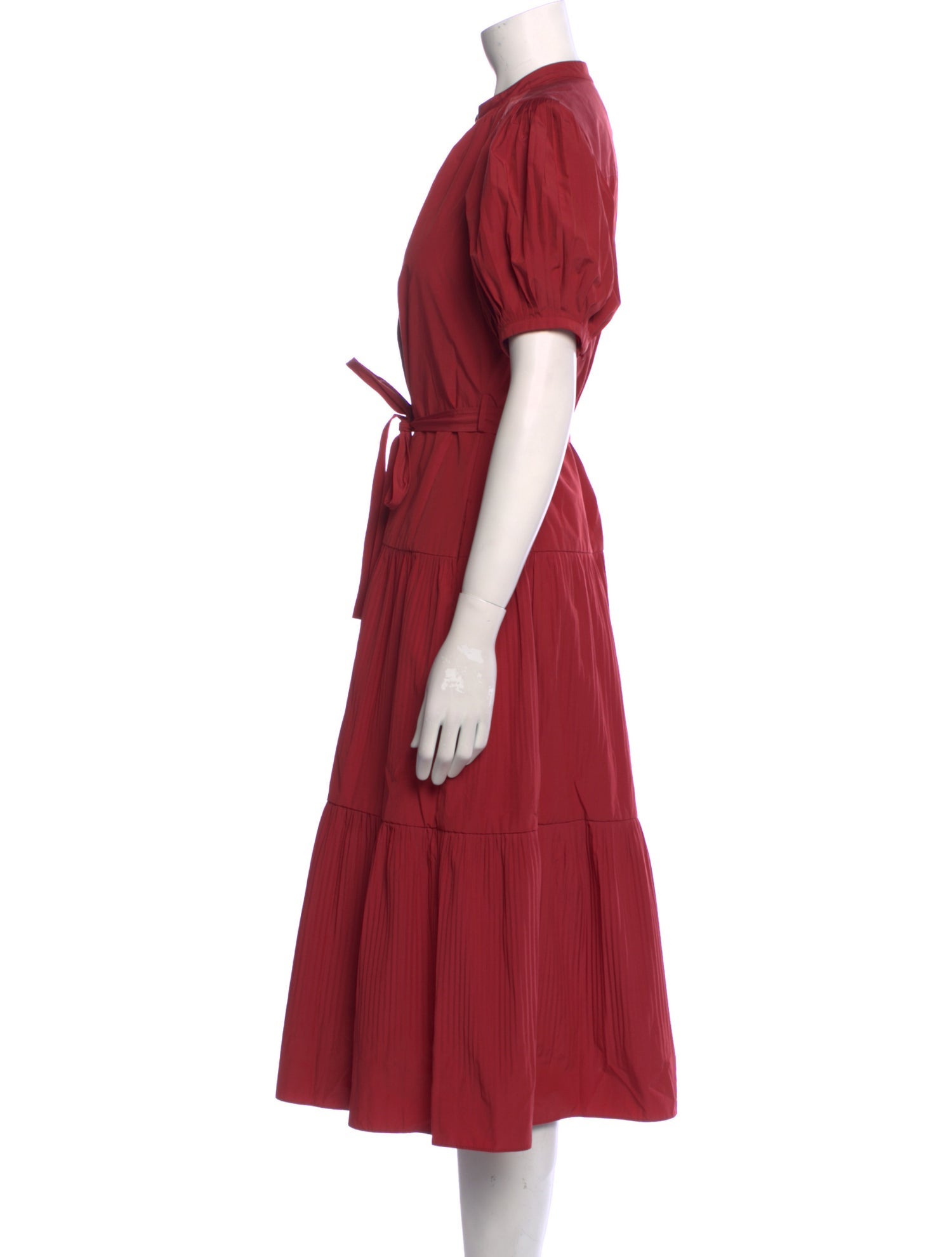 Derek Lam 10 Crosby Crew Neck Long Dress