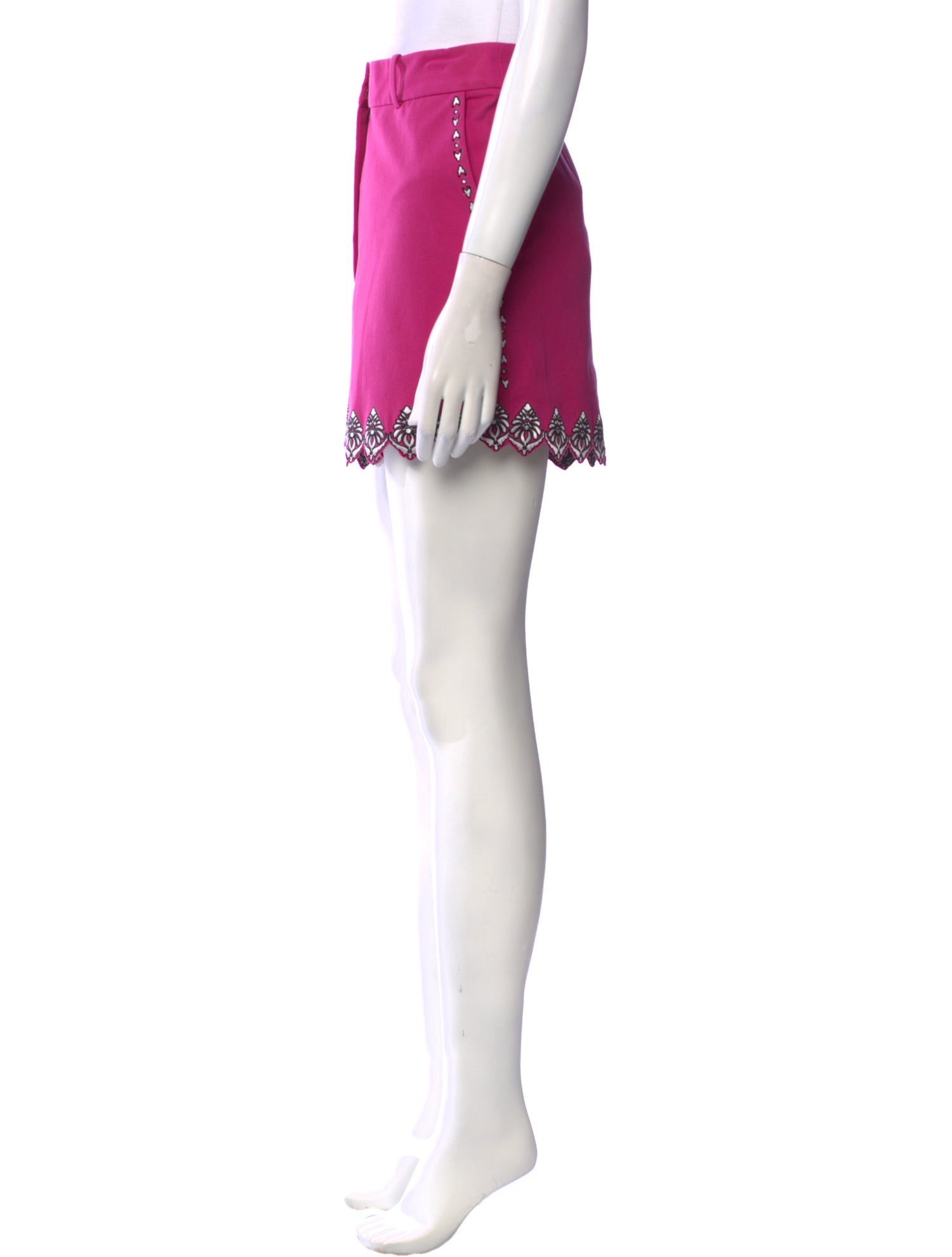 Derek Lam 10 Crosby Graphic Print Mini Shorts