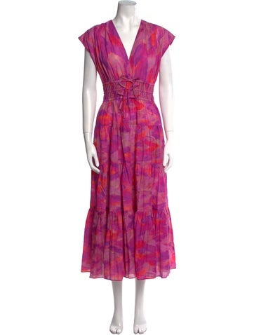 Derek Lam 10 Crosby Dresses Tie-Dye Print Long Dress XS