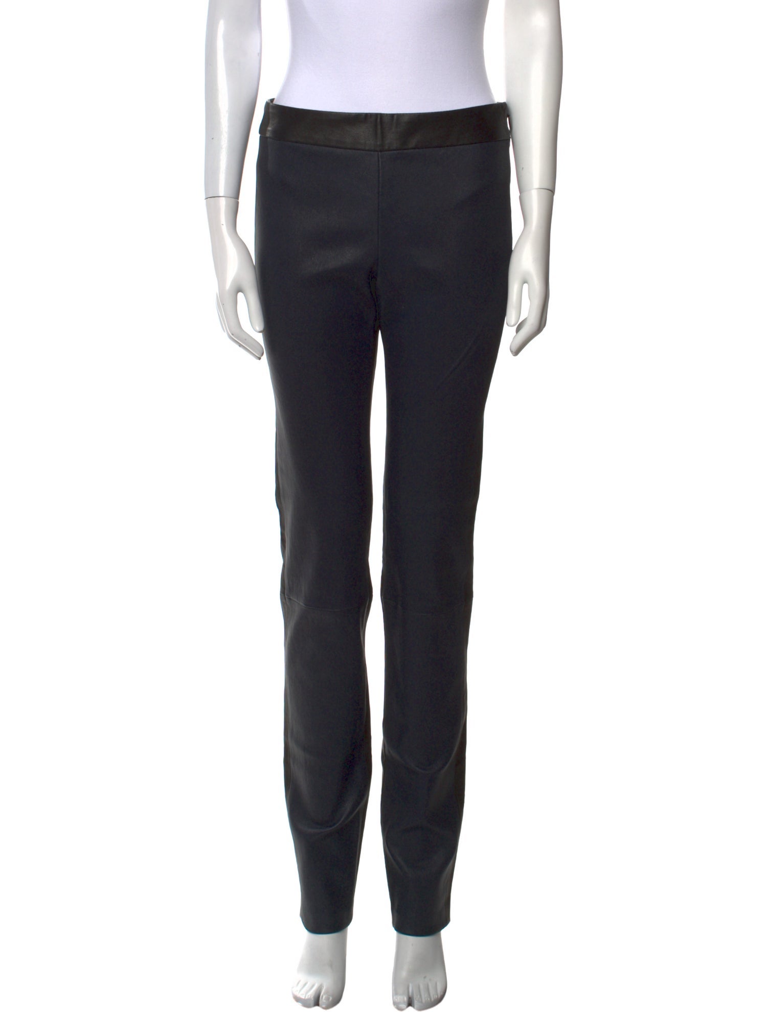Derek Lam 10 Crosby Lambskin Skinny Leg Pants