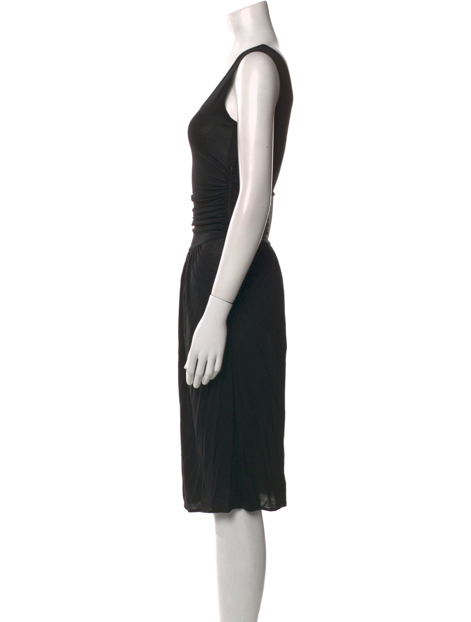 Derek Lam 10 Crosby Scoop Neck Midi Length Dress