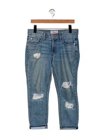 Derek Lam 10 Crosby Jeans Mid-Rise Straight Leg S