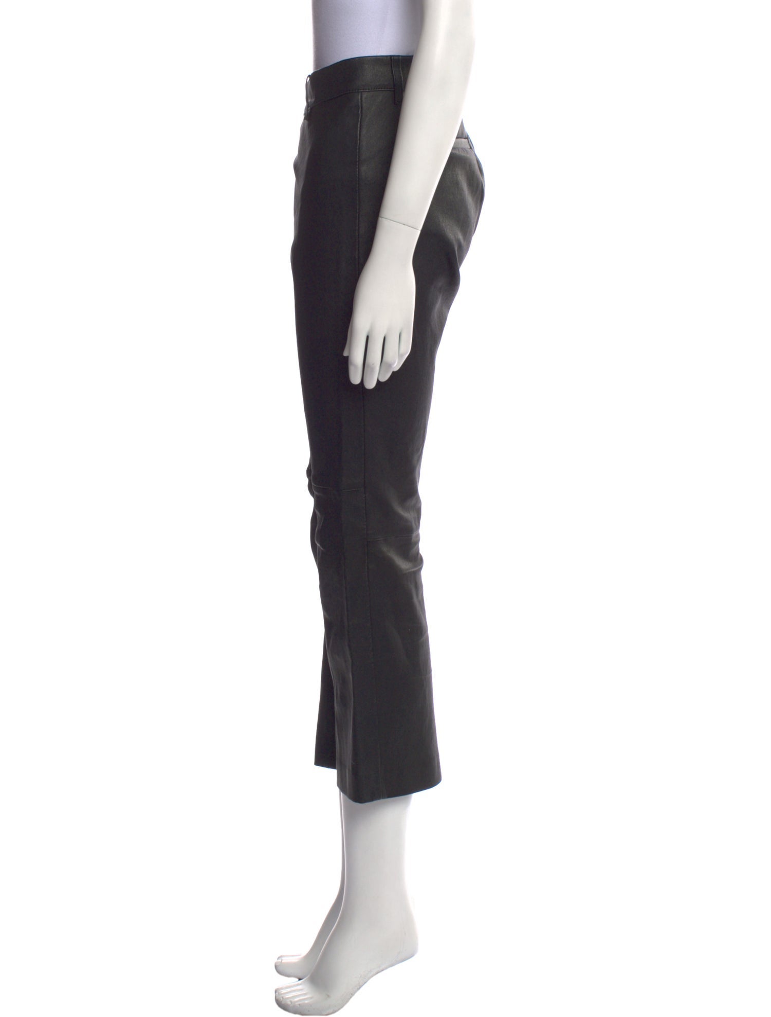 Derek Lam 10 Crosby Lamb Leather Wide Leg Pants