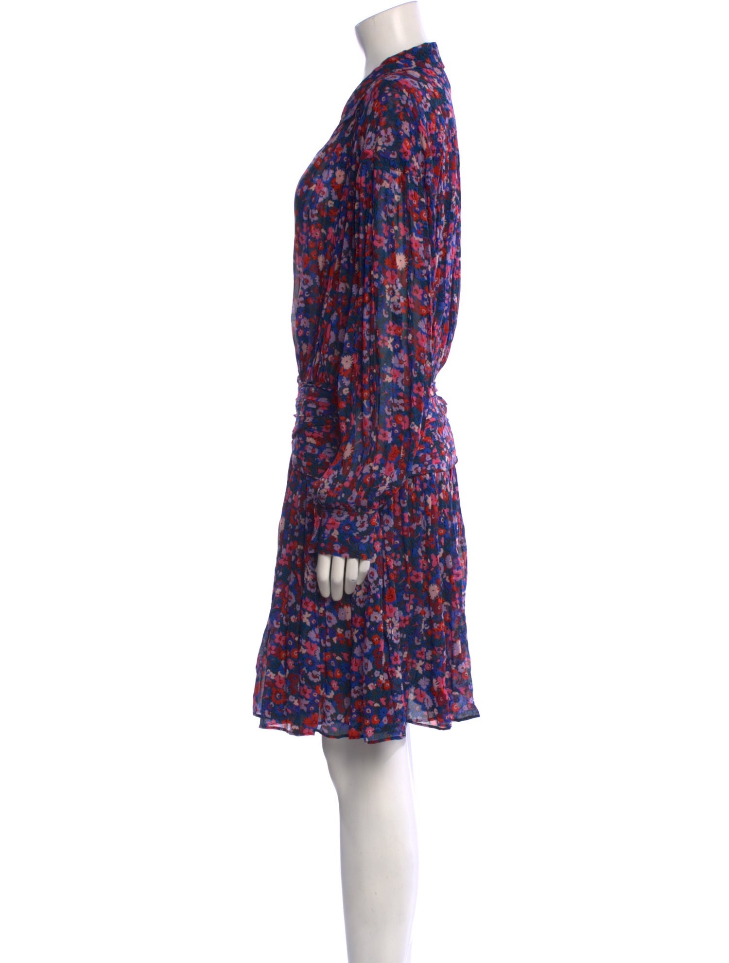 Derek Lam 10 Crosby Floral Print Knee-Length Dress
