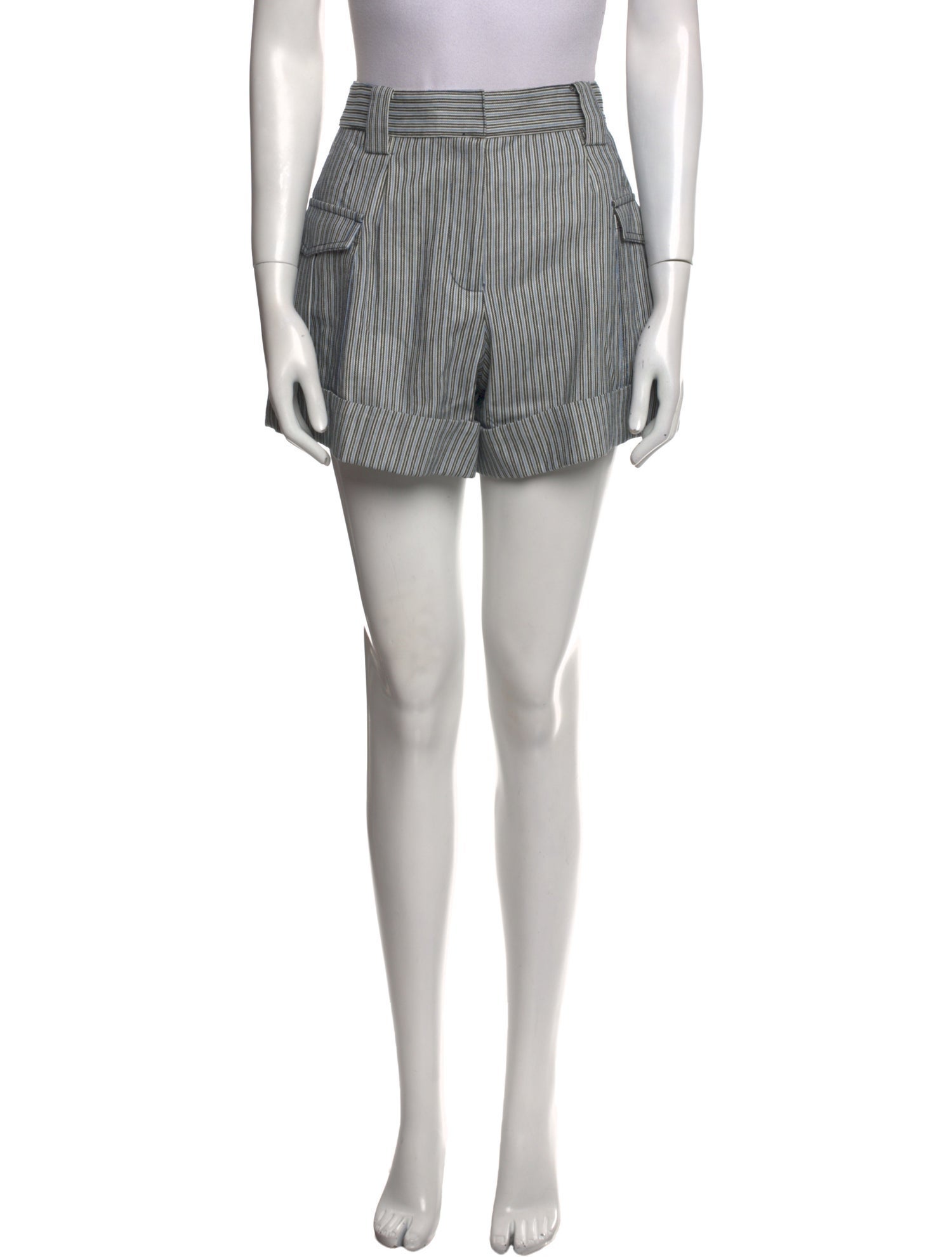Derek Lam 10 Crosby Striped Mini Shorts w/ Tags