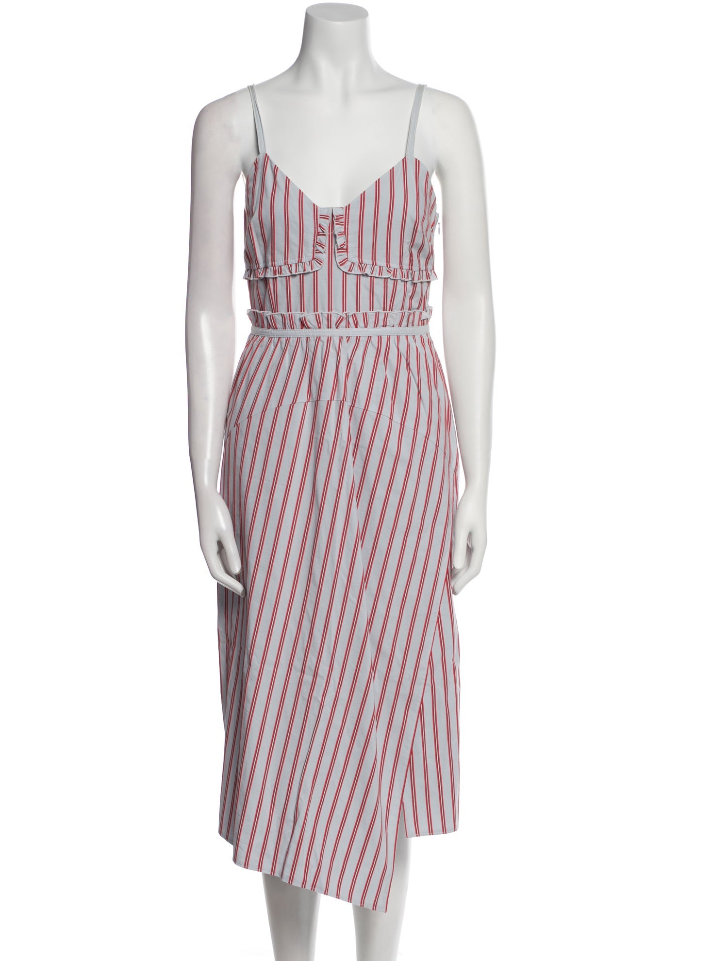 Derek Lam 10 Crosby Striped Long Dress