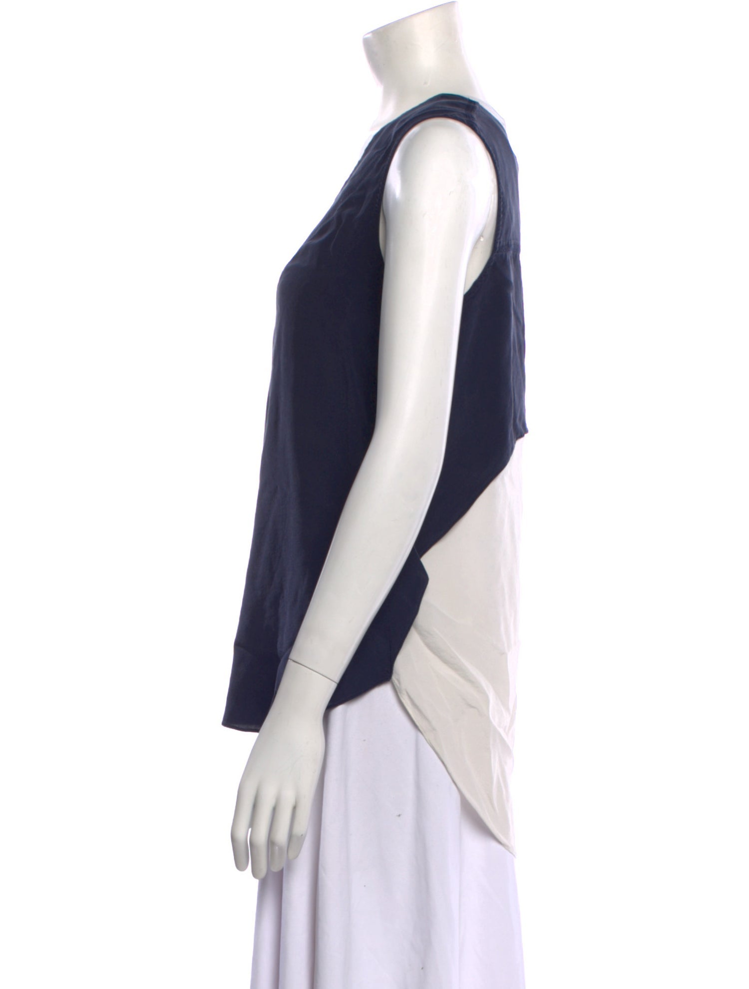 Derek Lam 10 Crosby Silk V-Neck Top