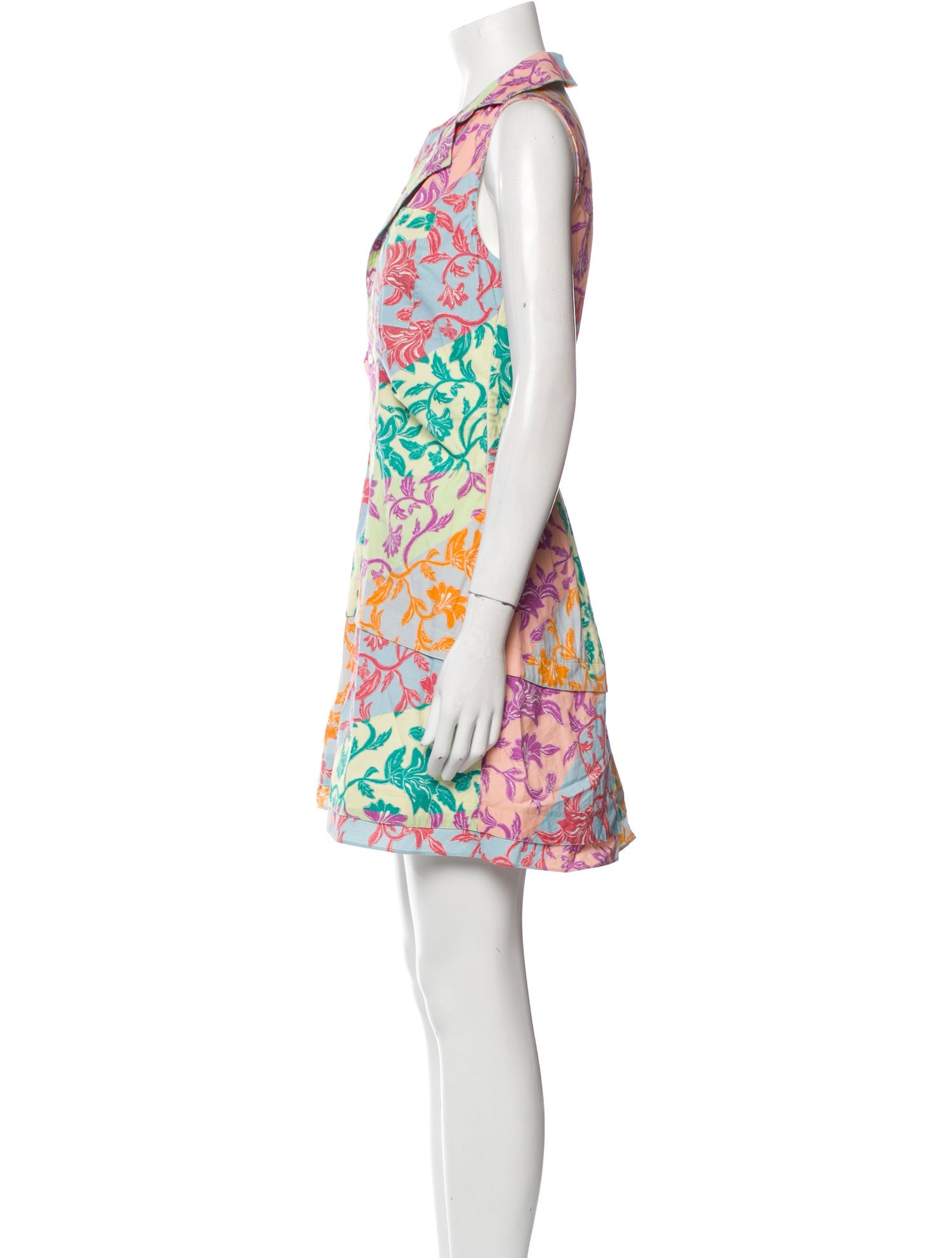 Derek Lam 10 Crosby Floral Print Mini Dress