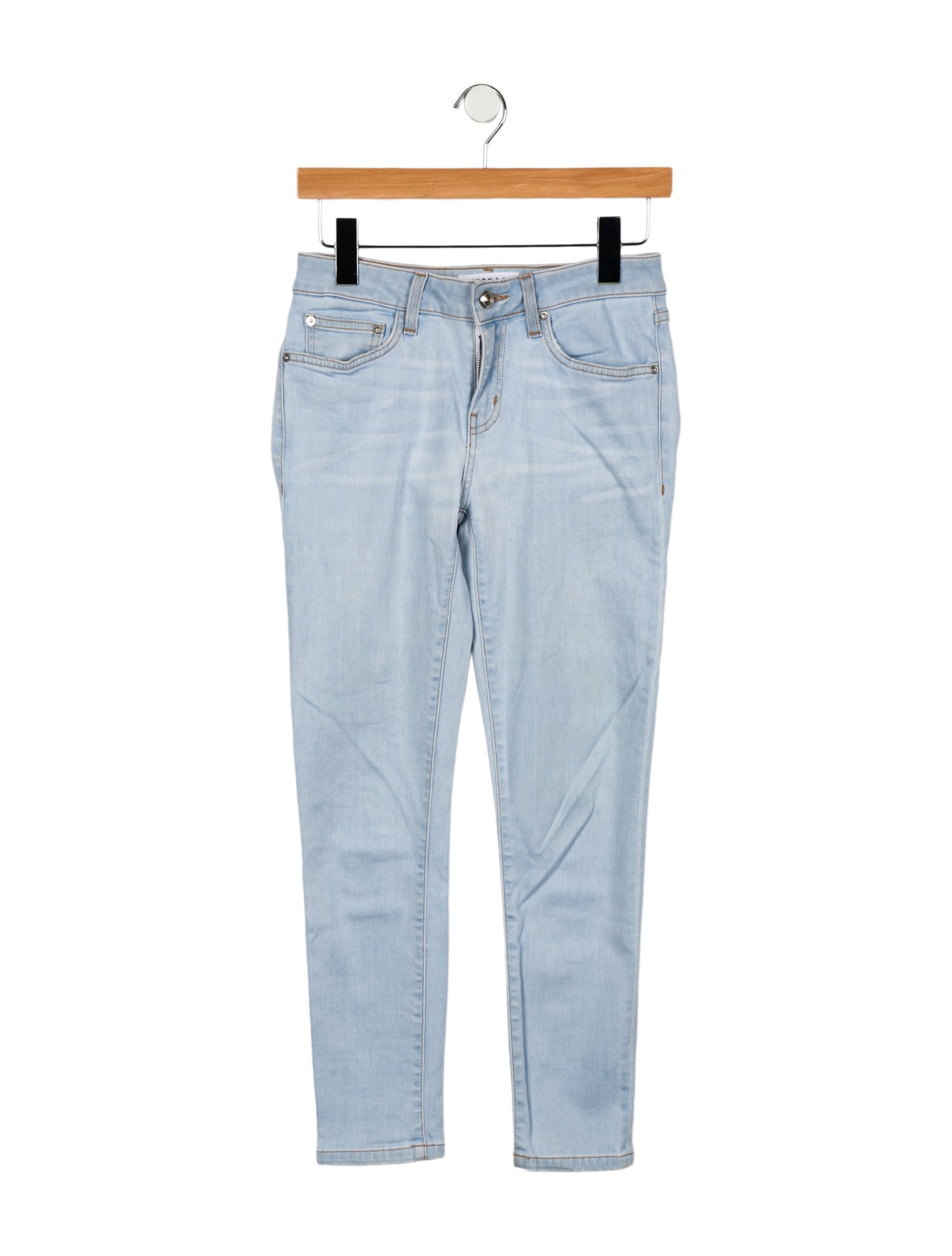 Derek Lam 10 Crosby Mid-Rise Skinny Leg Jeans