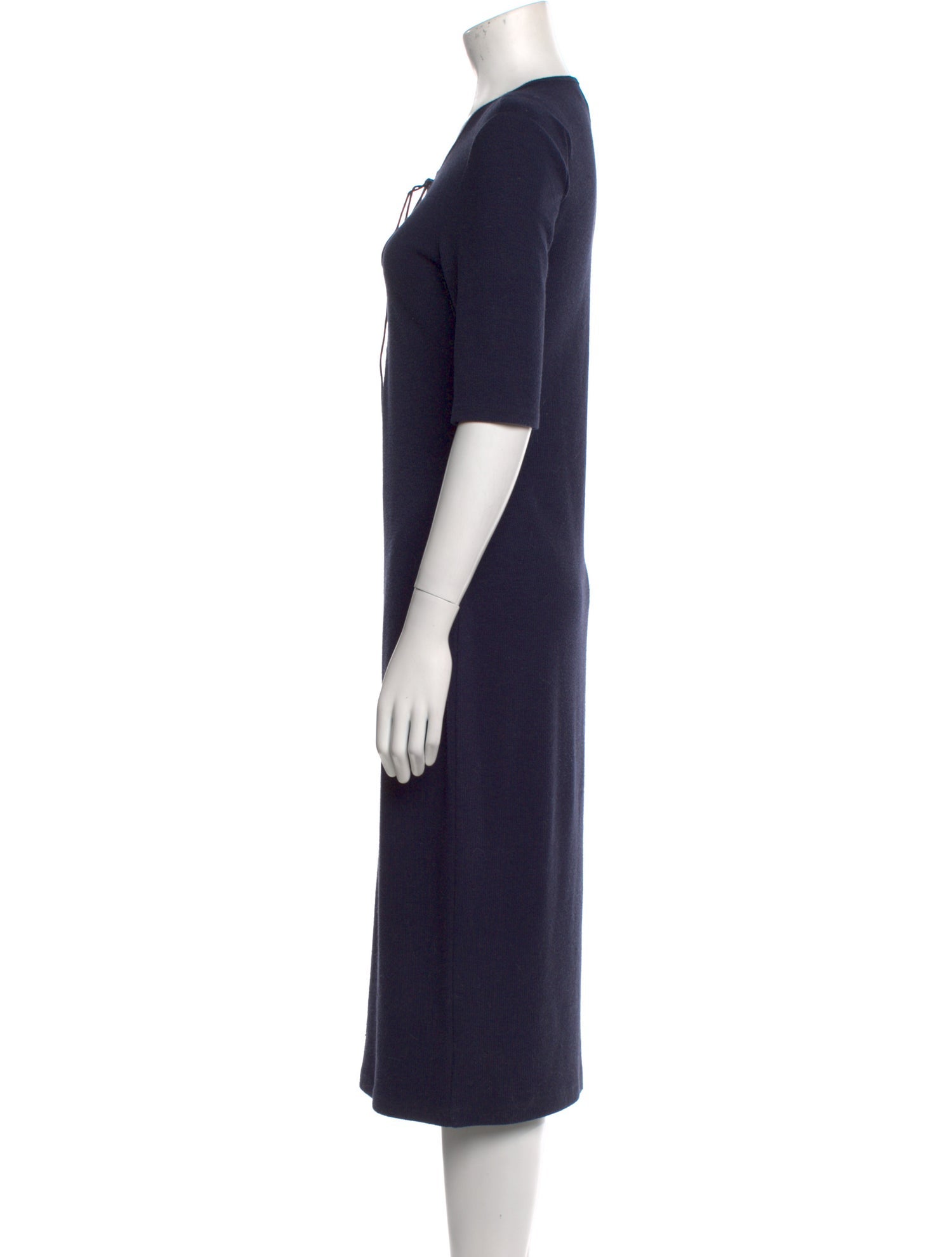 Derek Lam 10 Crosby V-Neck Midi Length Dress