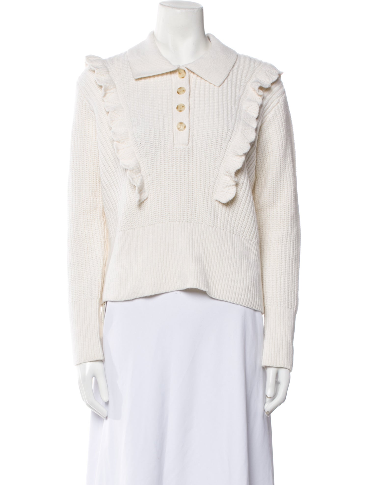 Derek Lam 10 Crosby Wool Mock Neck Sweater