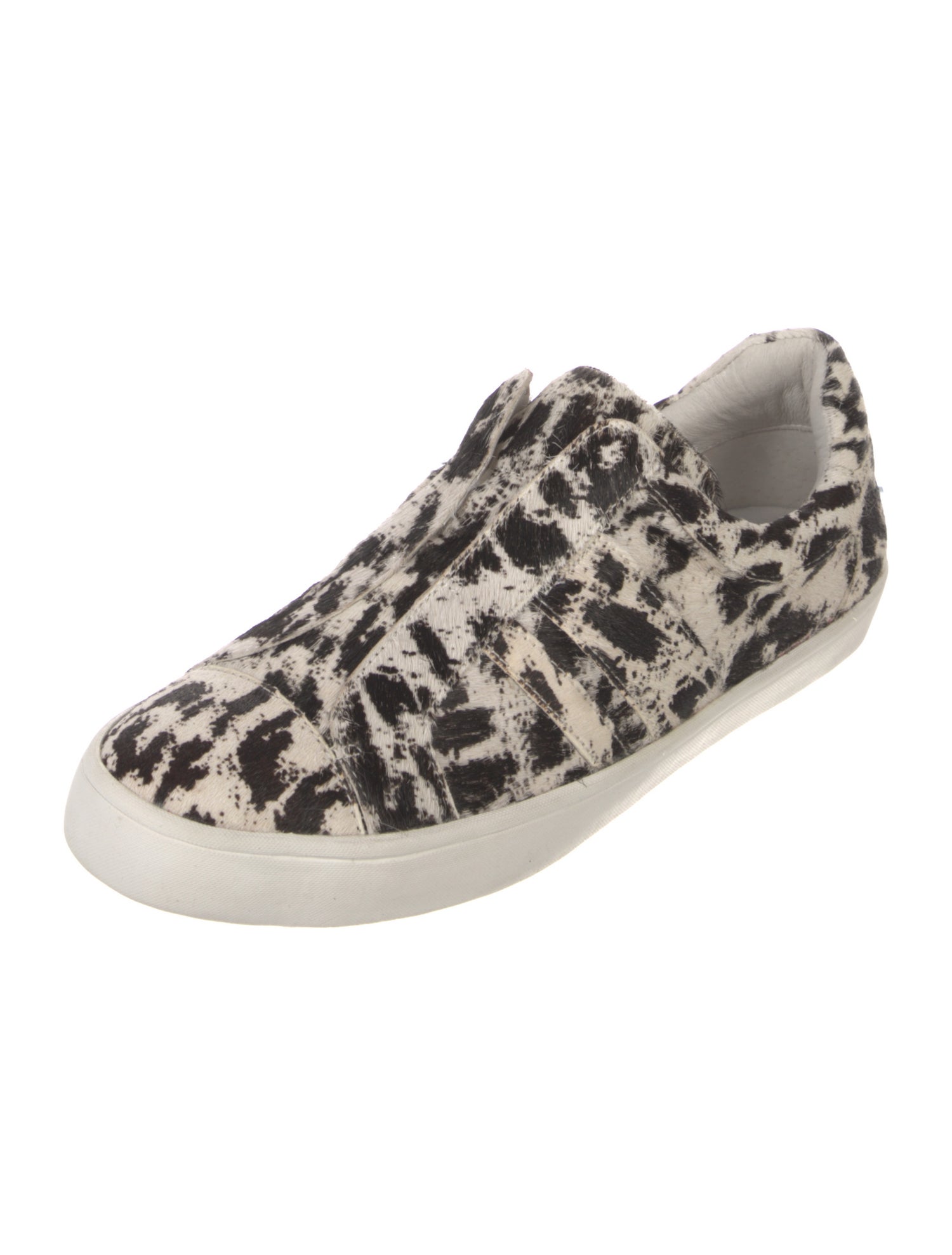 Derek Lam 10 Crosby Ponyhair Animal Print Sneakers