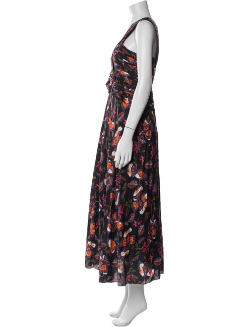 Derek Lam 10 Crosby Floral Print Long Dress