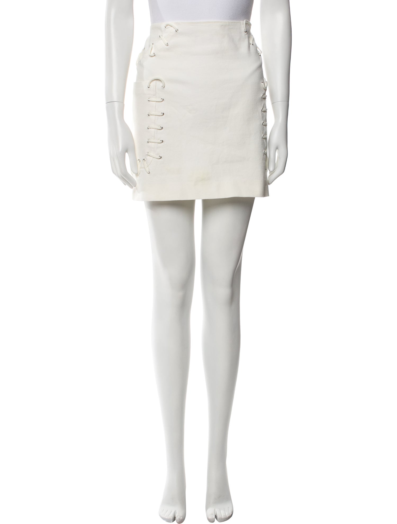 Derek Lam 10 Crosby Studded Accents Mini Skirt