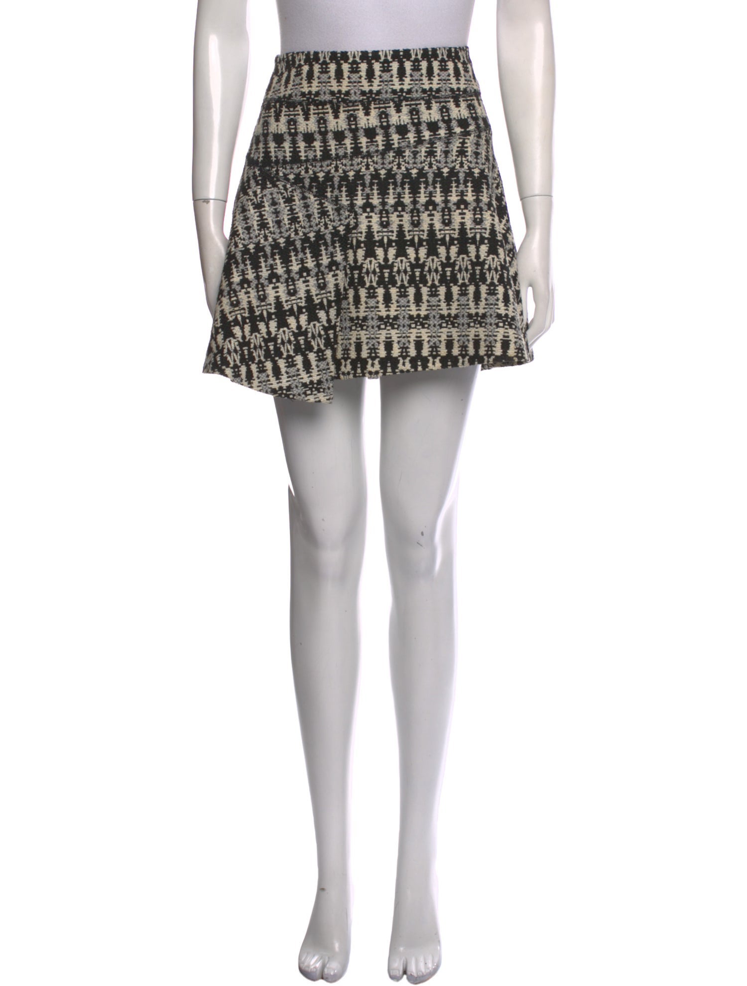 Derek Lam 10 Crosby Striped Mini Skirt