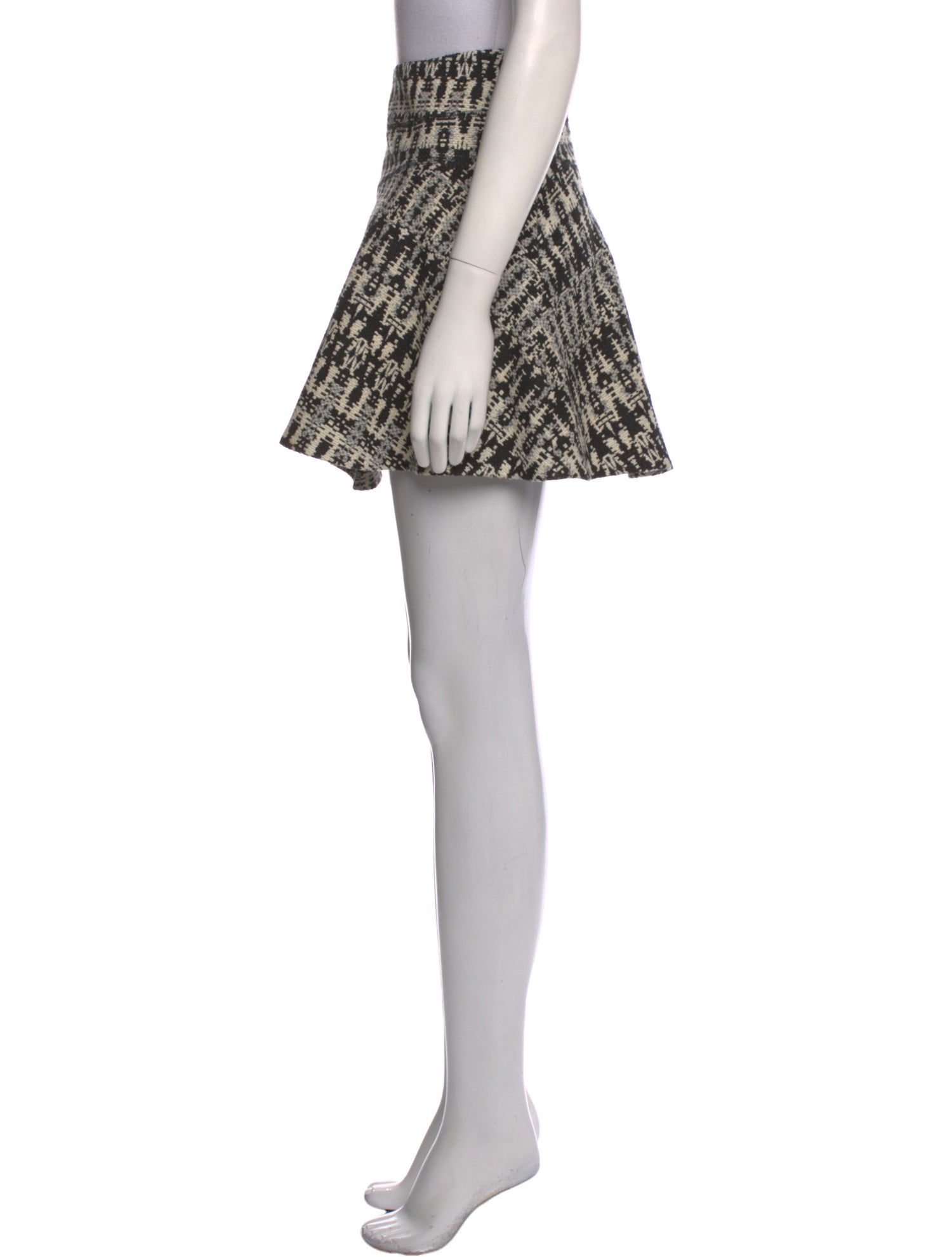 Derek Lam 10 Crosby Striped Mini Skirt