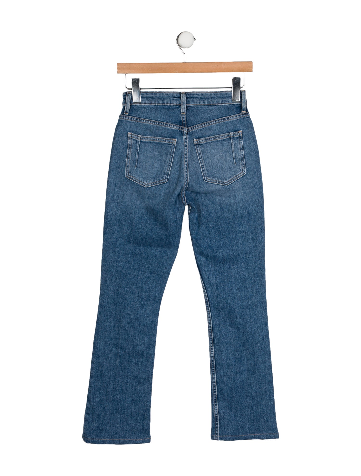 Derek Lam 10 Crosby Mid-Rise Straight Leg Jeans