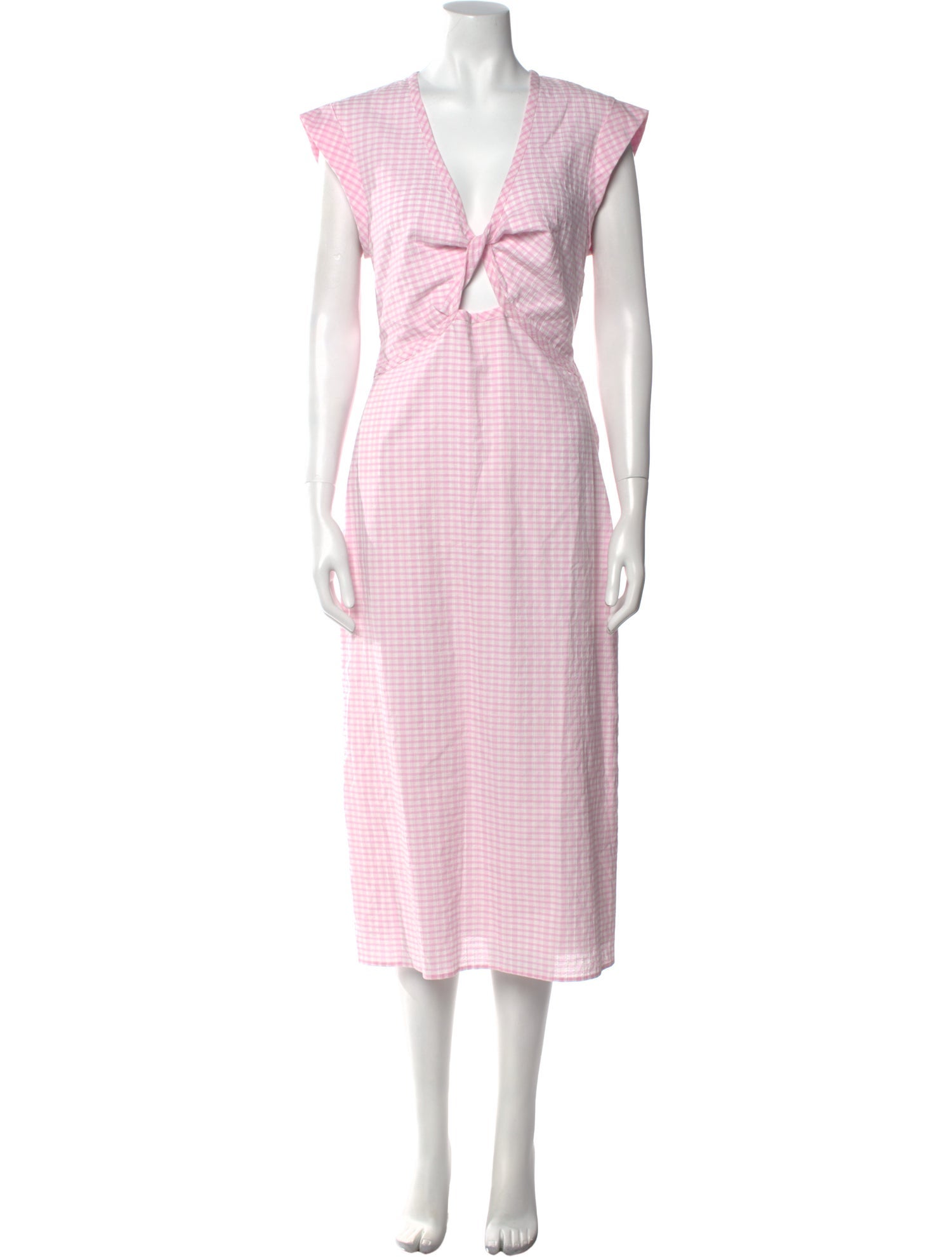 Derek Lam 10 Crosby V-Neck Long Dress