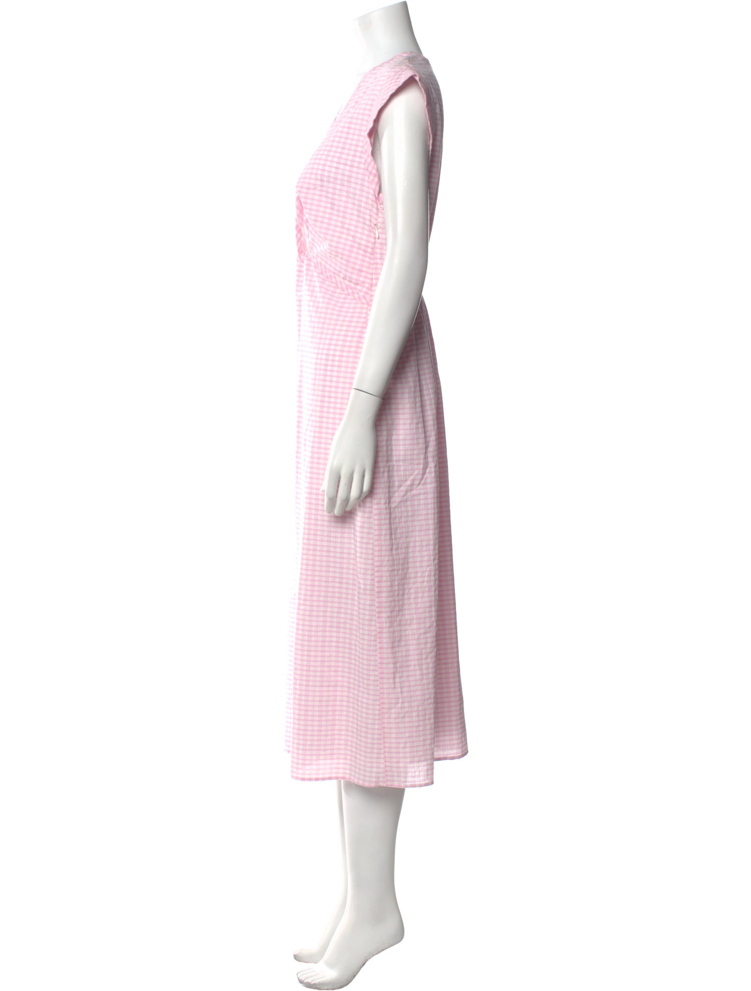 Derek Lam 10 Crosby V-Neck Long Dress