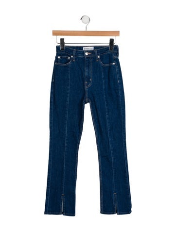 Derek Lam 10 Crosby Jeans Mid-Rise Straight Leg XS