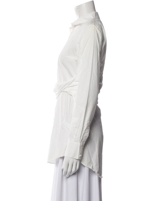 Derek Lam 10 Crosby Long Sleeve Button-Up Top