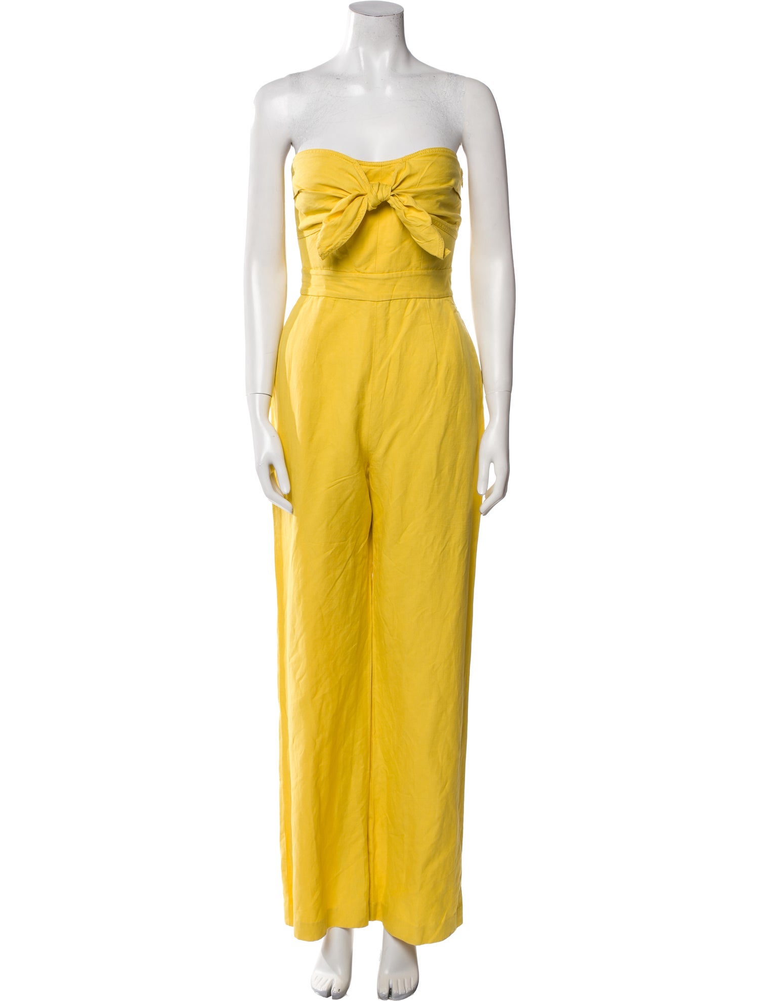 Derek Lam 10 Crosby Linen Strapless Jumpsuit