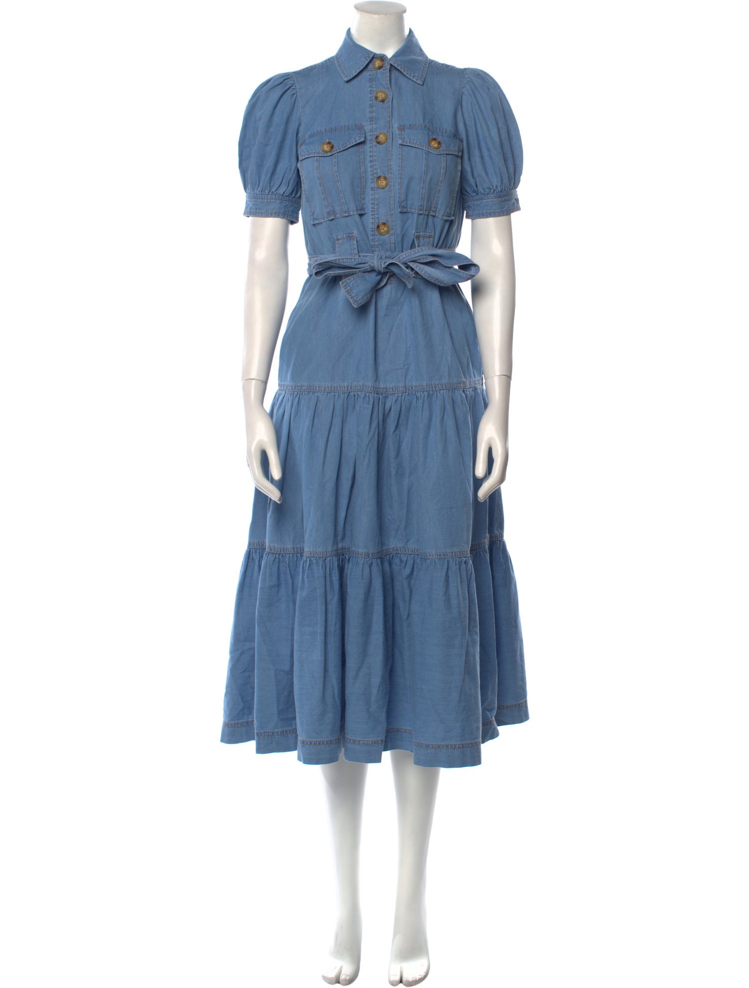 Derek Lam 10 Crosby Midi Length Dress