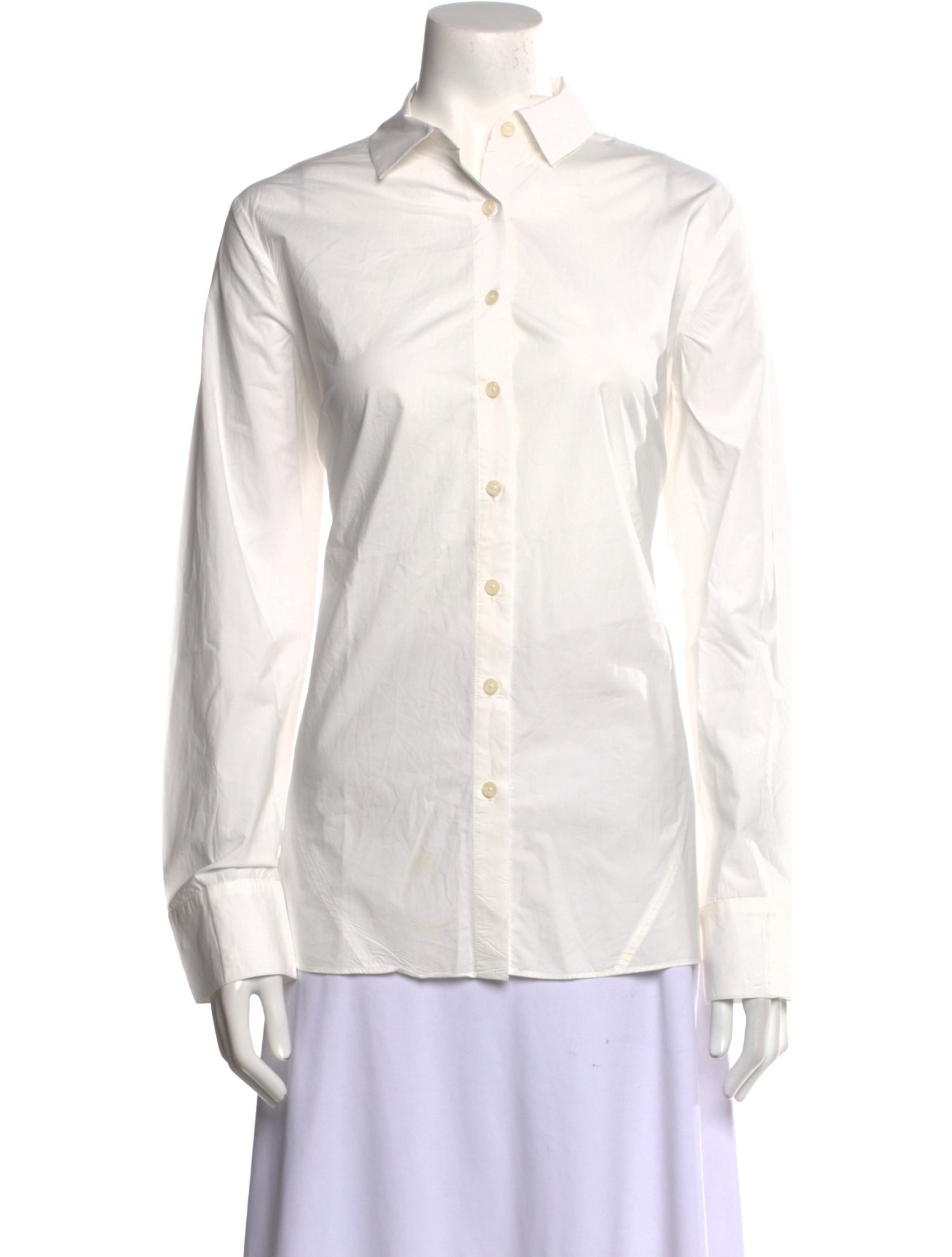 Derek Lam 10 Crosby Long Sleeve Button-Up Top