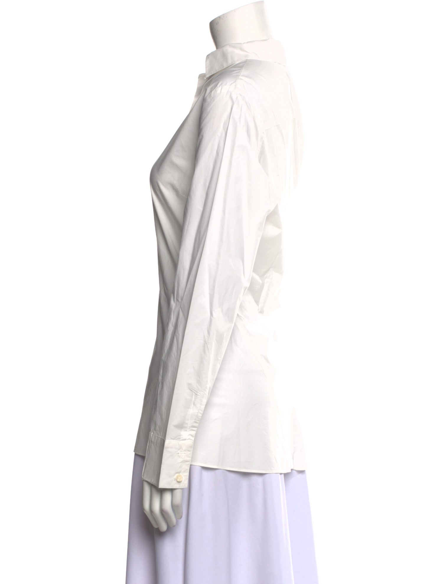 Derek Lam 10 Crosby Long Sleeve Button-Up Top