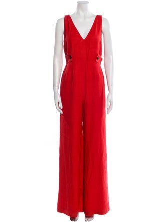 Derek Lam 10 Crosby V-Neck Jumpsuit