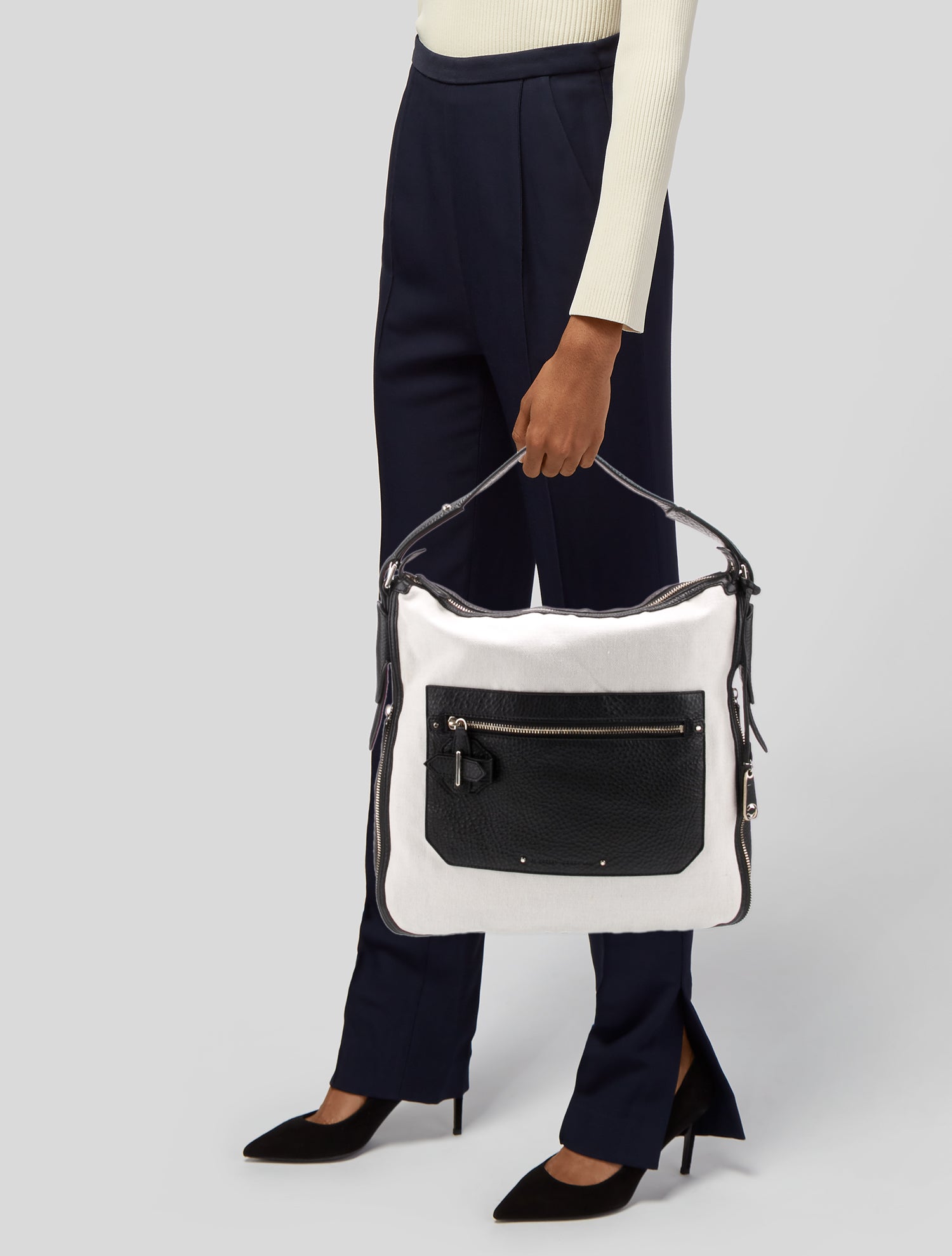 Derek Lam 10 Crosby Canvas Top Handle Bag