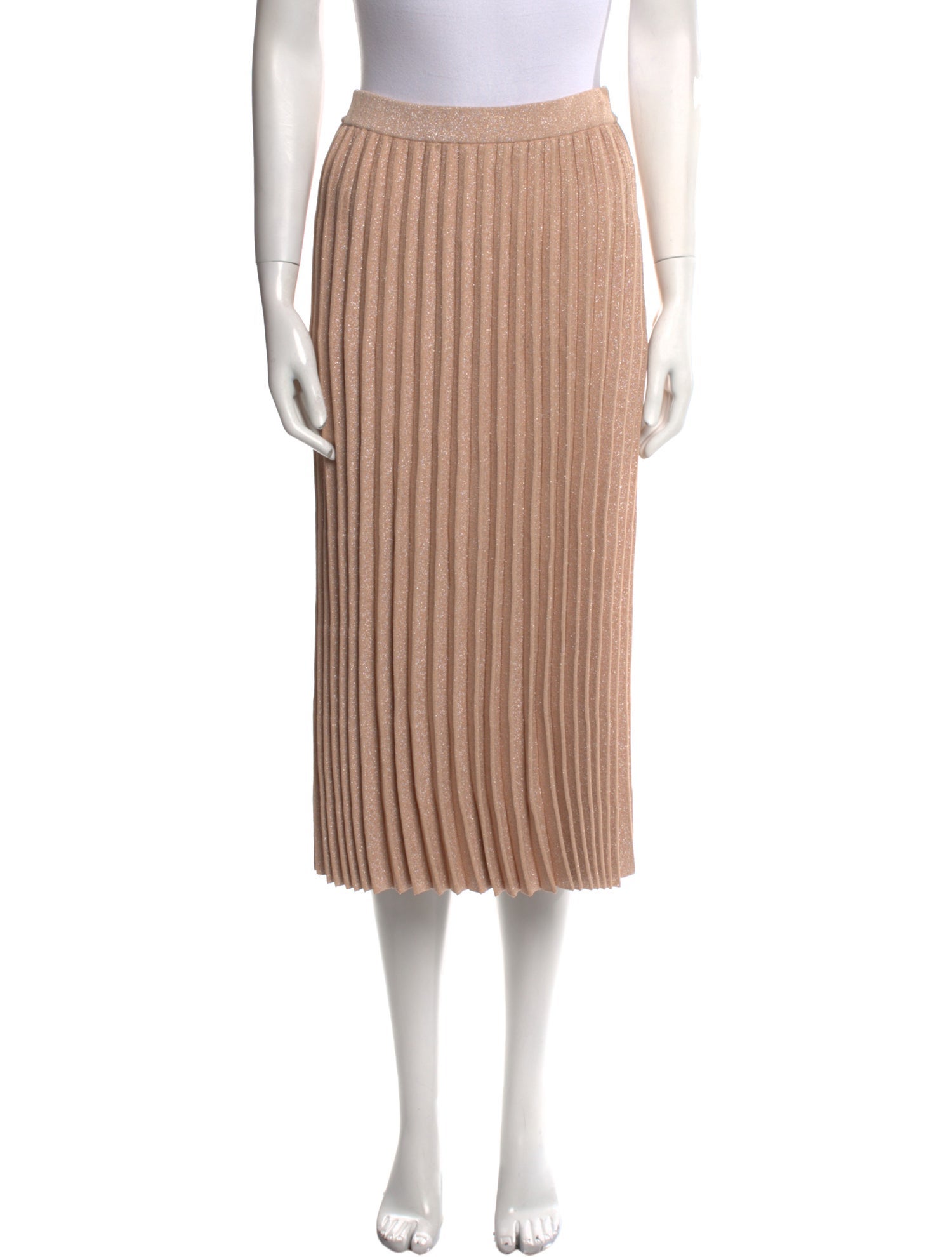 Derek Lam 10 Crosby Glitter Accents Midi Length Skirt