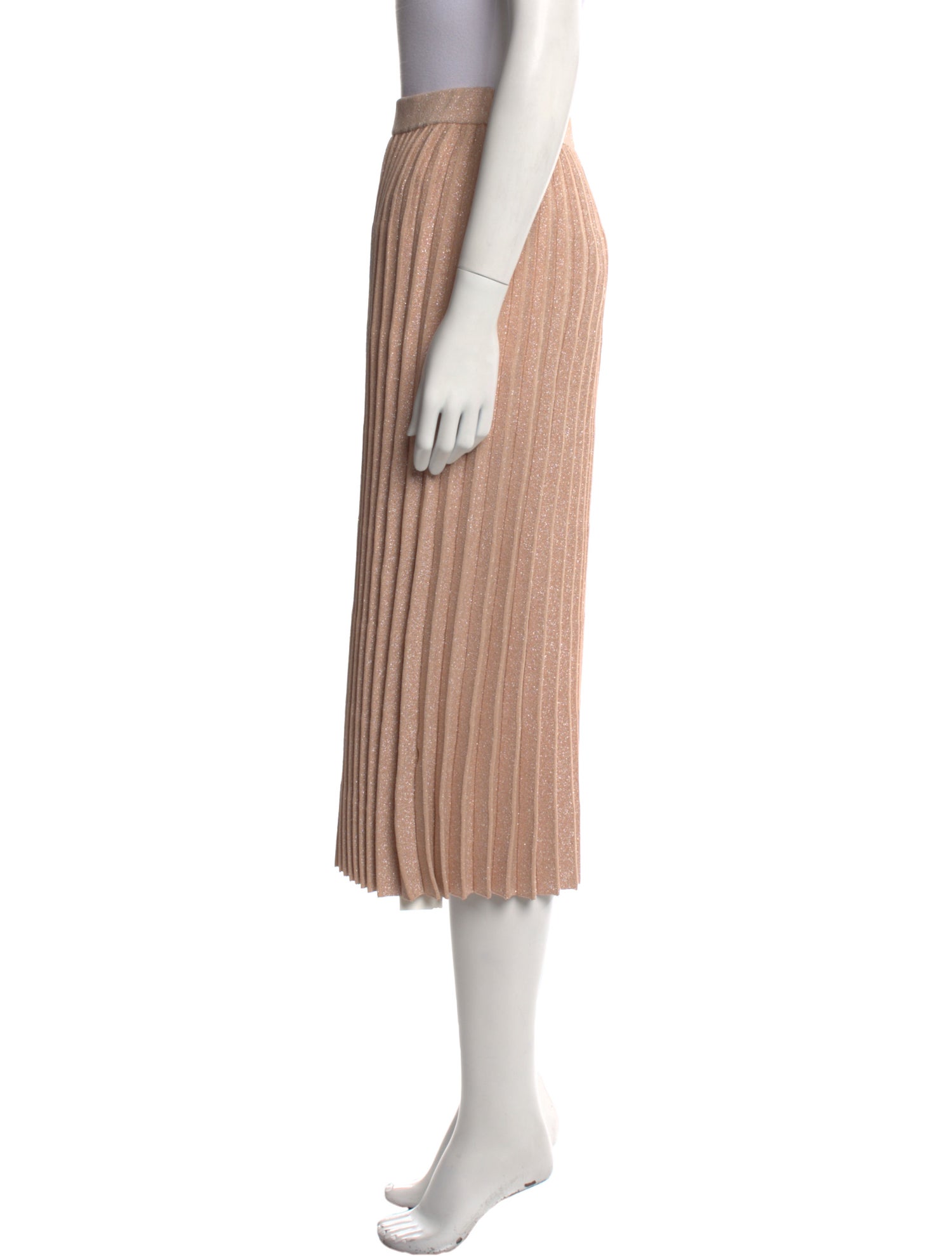 Derek Lam 10 Crosby Glitter Accents Midi Length Skirt