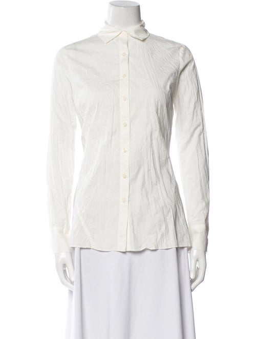 Derek Lam 10 Crosby Long Sleeve Button-Up Top