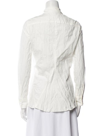 Derek Lam 10 Crosby Long Sleeve Button-Up Top