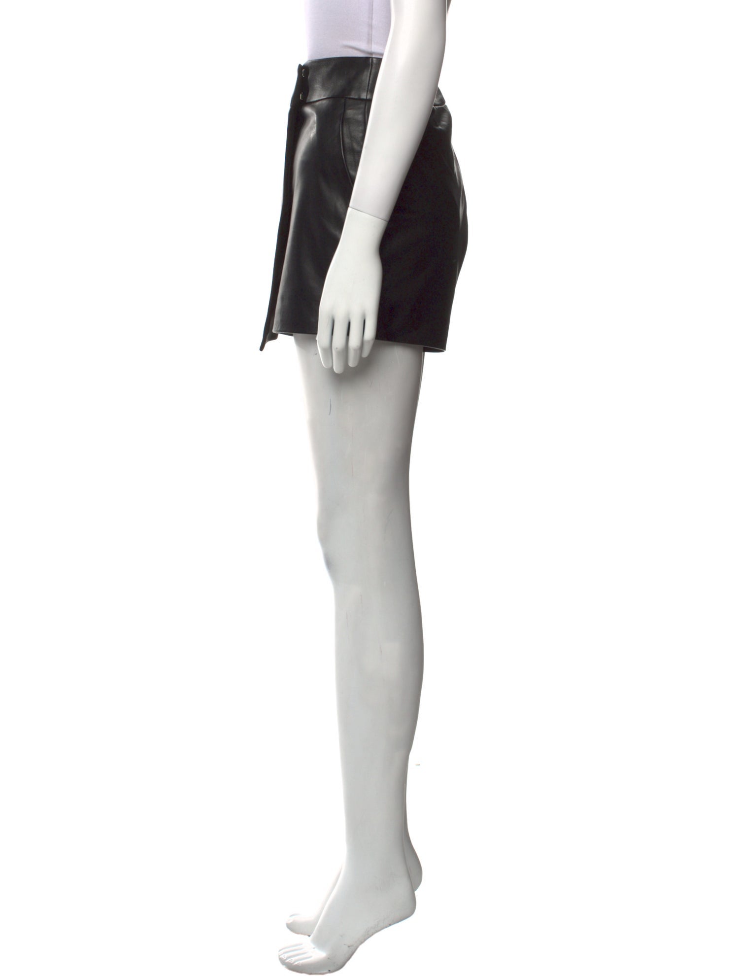 Derek Lam 10 Crosby Lamb Leather Mini Shorts