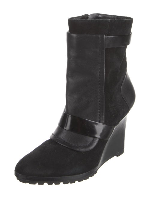 Derek Lam 10 Crosby Suede Leather Trim Embellishment Boots