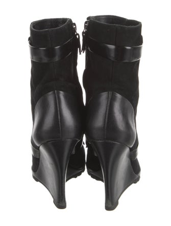 Derek Lam 10 Crosby Suede Leather Trim Embellishment Boots