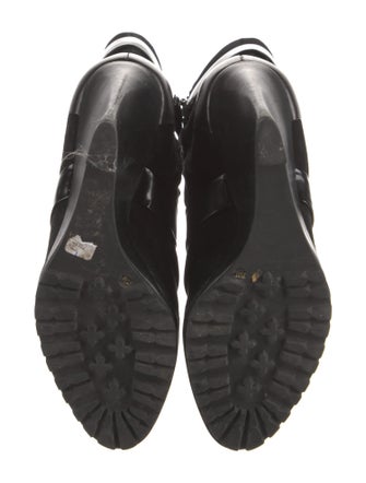 Derek Lam 10 Crosby Suede Leather Trim Embellishment Boots