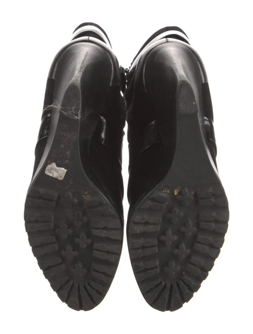 Derek Lam 10 Crosby Suede Leather Trim Embellishment Boots