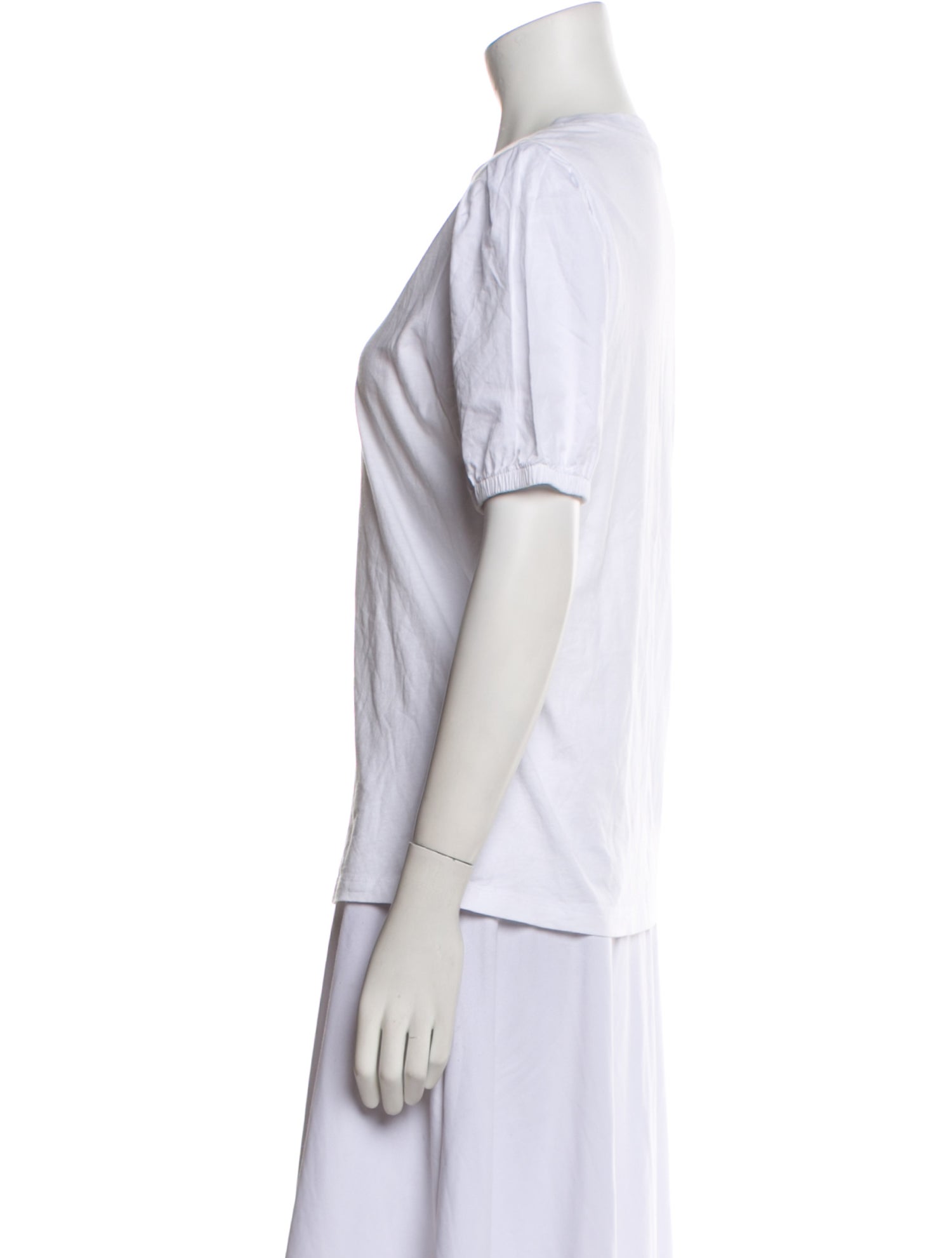 Derek Lam 10 Crosby Crew Neck Short Sleeve T-Shirt