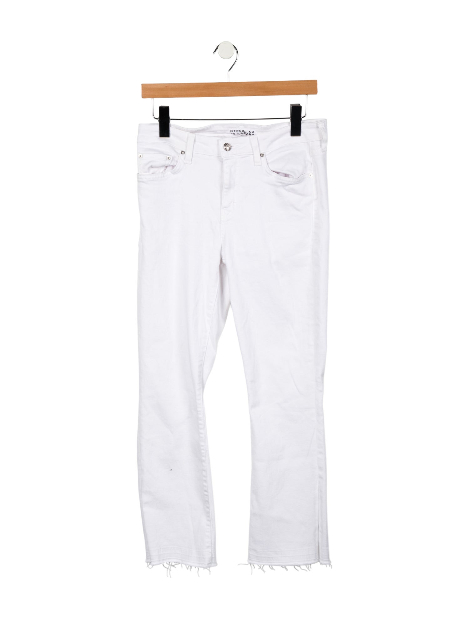 Derek Lam 10 Crosby Mid-Rise Straight Leg Jeans