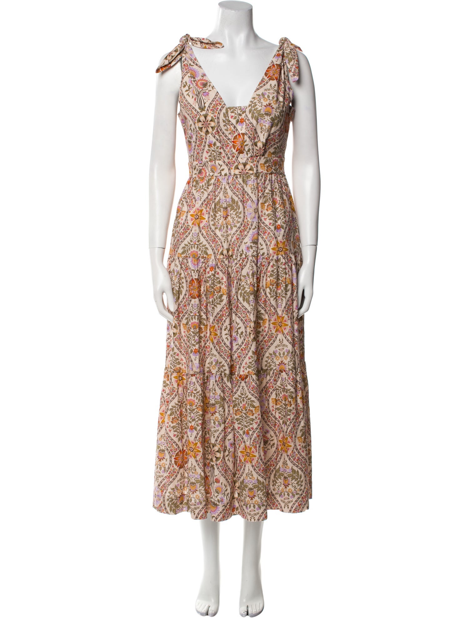 Derek Lam 10 Crosby Printed Long Dress